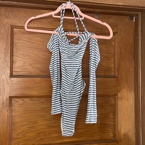 Lorette Off the shoulder Attached Sleeve Body suit‎